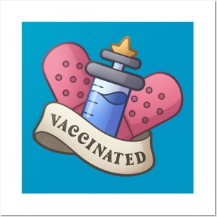 I'm Vaccinated Posters and Art